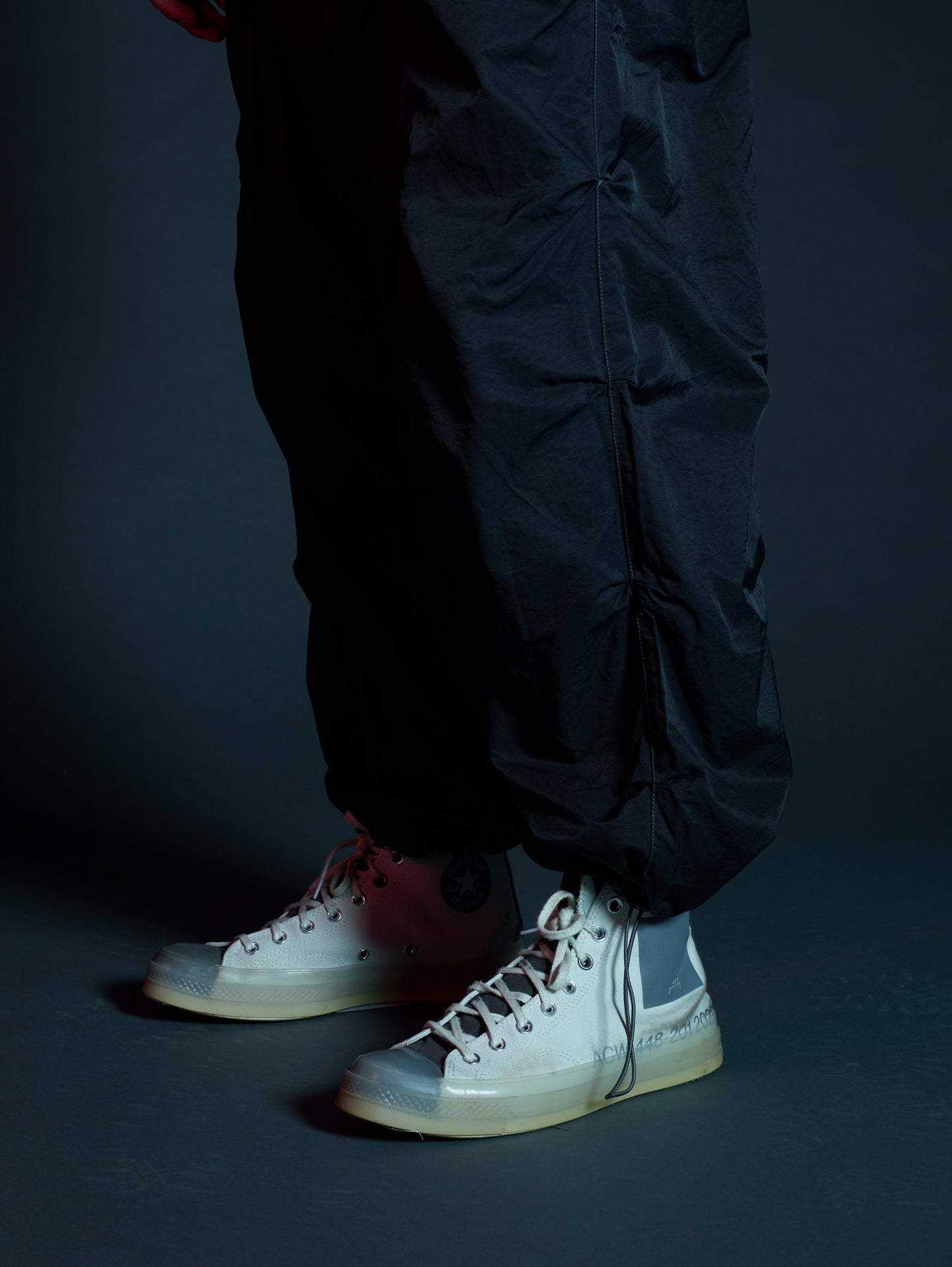 Streetwear outfit with Martial black cargos and matching jacket