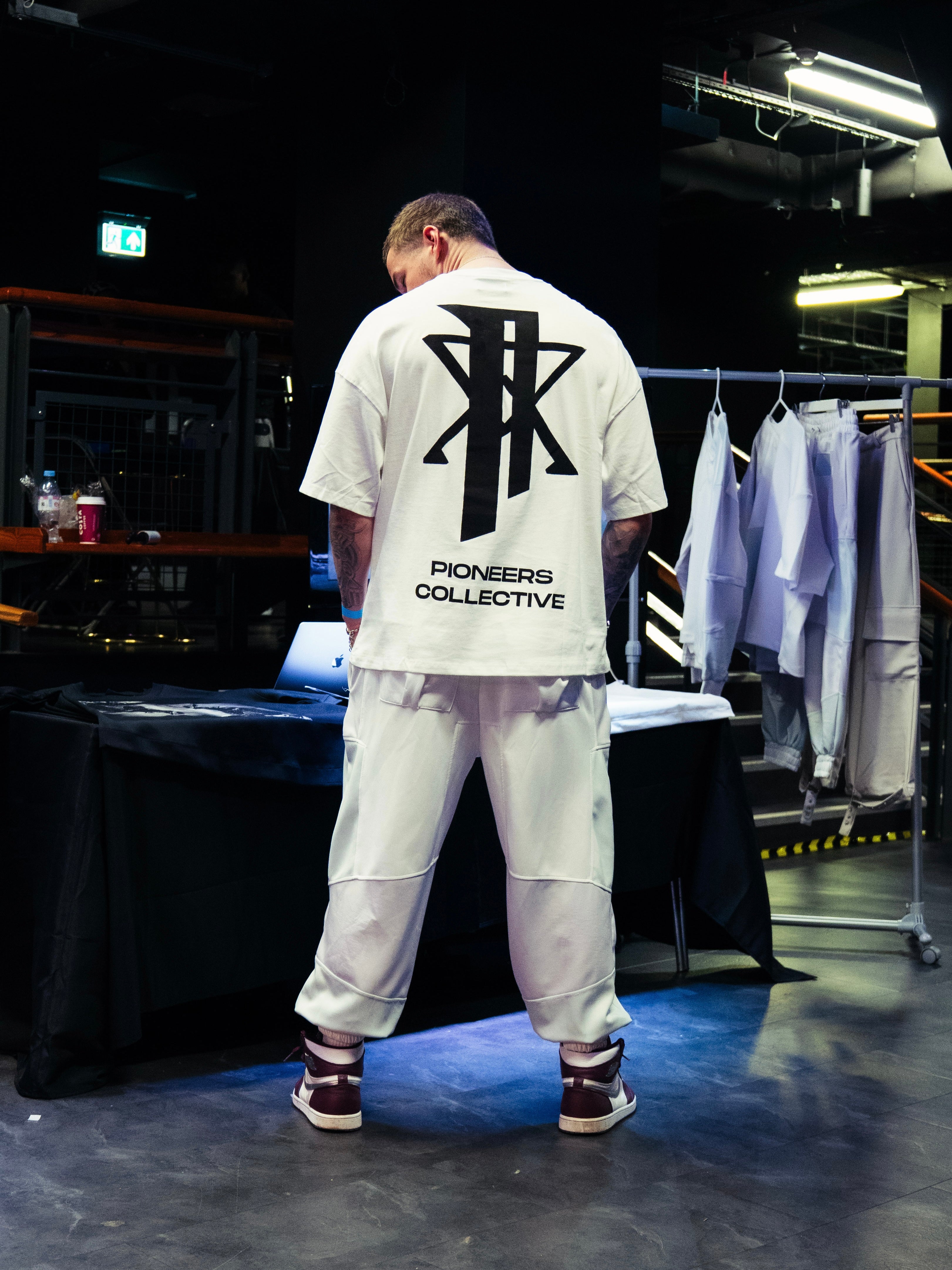 Close-up of INVOLUTION menswear design showcased in Manchester