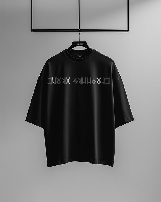 Pioneers Collective Men's Streetwear Tees Black Front View